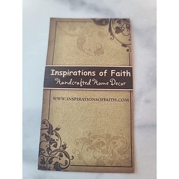Inspirations Of Faith Handcrafted Home Decor Ornament 2010 - Picture 10 of 10